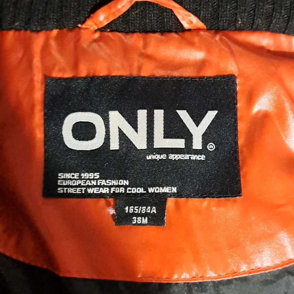 🌈ONLY RED MOTO PUFFER COAT/VEST -XS - Picture 11 of 12